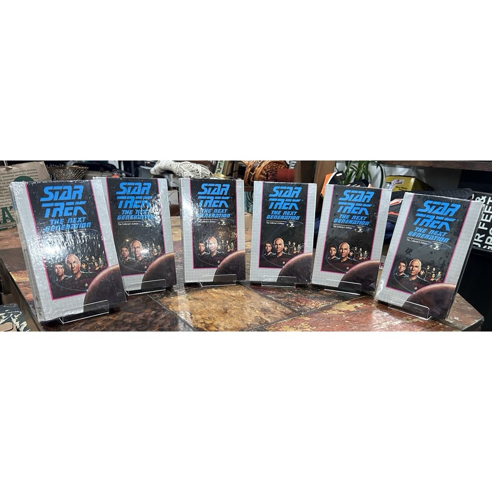 LOT OF 6 NEW SEALED STAR TREK THE NEXT GENERATION COLLECTOR'S EDITION VHS